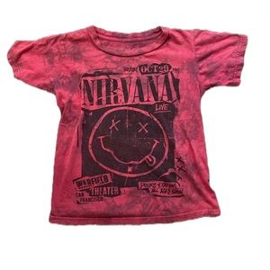 Soft distressed Youth Nirvana T Shirt